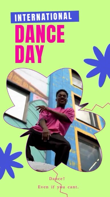 Maximalist International Dance Day Video  Instagram Reel template