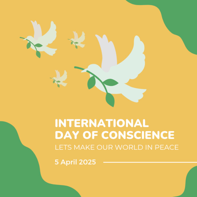 Copy of Maximalist International Day Of Conscience Instagram Post ...