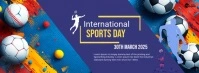 Maximalist International Sports Day Facebook Share Photo Facebook Cover Photo template