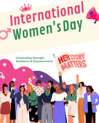 Maximalist International Women's Day  Instagram Portrait template