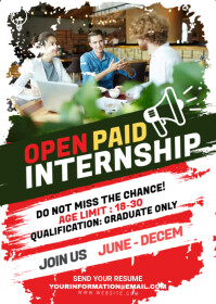 Maximalist Internship A6 template