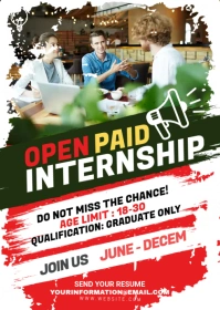 Maximalist Internship A6 template