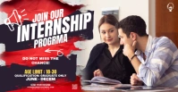 Maximalist Internship Facebook Event Cover template