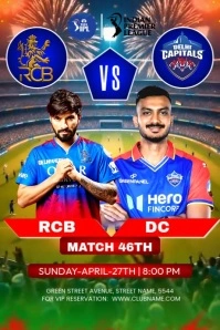 Maximalist Ipl Poster template