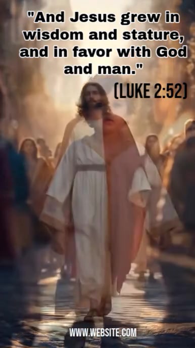 Maximalist Jesus  Digital Display (9:16) template