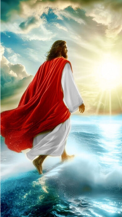 Maximalist Jesus  Digital Display (9:16) template
