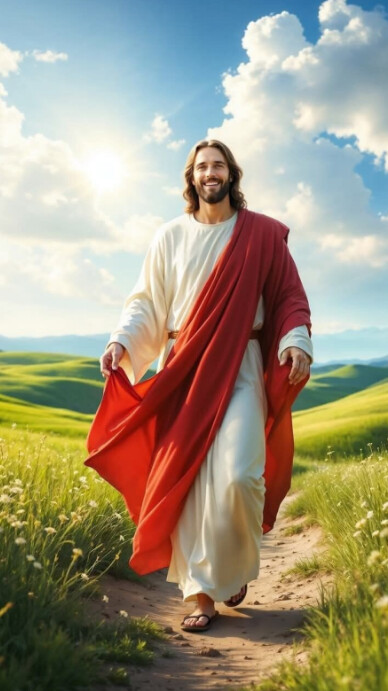 Maximalist Jesus  Digital Display (9:16) template
