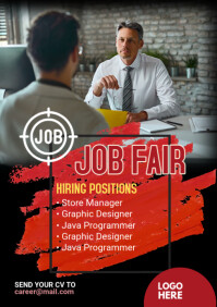 Maximalist Job Fair A3 template