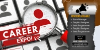 Maximalist Job Fair Eventbrite Banner template