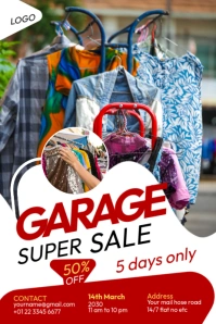 Maximalist Joyful Garage Sale Pinterest Graphic template
