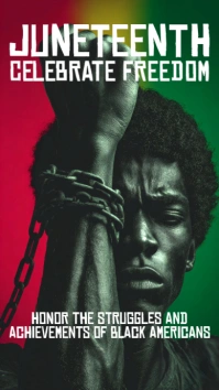Maximalist Juneteenth Instagram Story template