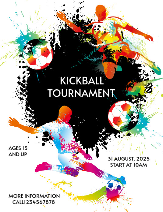 Copy of Maximalist Kickball Tournament Flyer (us Letter) | PosterMyWall