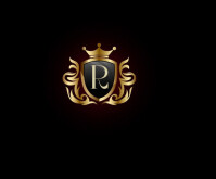 luxury logo สามเหลี่ยมขนาดกลาง template