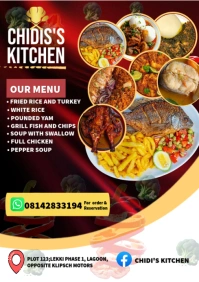 Maximalist Kitchen Flyer Template  A1