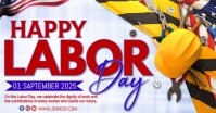 Maximalist Labor Day Facebook Shared Image template