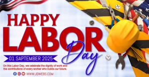 Maximalist Labor Day Facebook Shared Image template