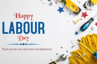Maximalist Labour Day  Label template