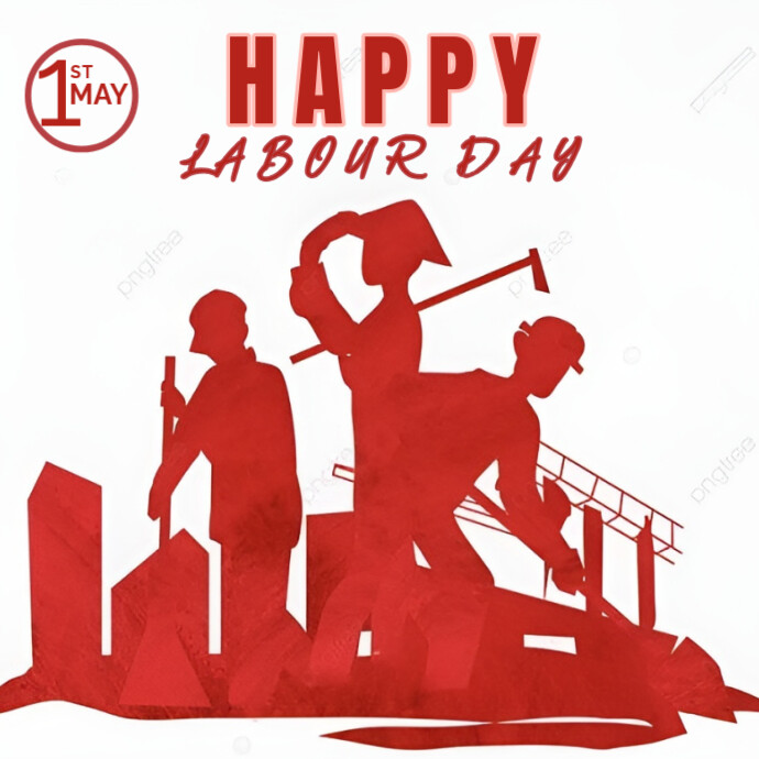Maximalist Labour Day Logo template