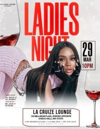 Maximalist Ladies Night  Flyer (us Letter) template