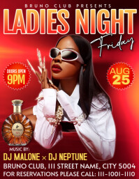 Maximalist Ladies Night Friday  Flyer (us Letter) template