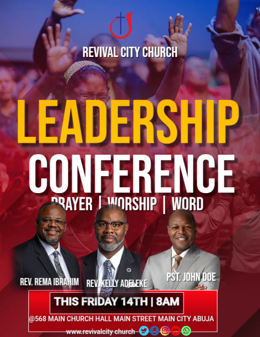 Maximalist Leadership Conference Service Flyer (us Letter) Template ...