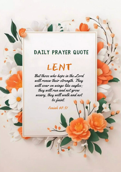 Maximalist Lent  A4 template