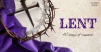 Maximalist Lent  Facebook Shared Image template