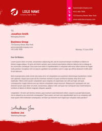 Maximalist Letterhead Design Template Flyer (us Letter)