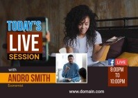 Maximalist Live Session Postcard Ikhadi leposi template