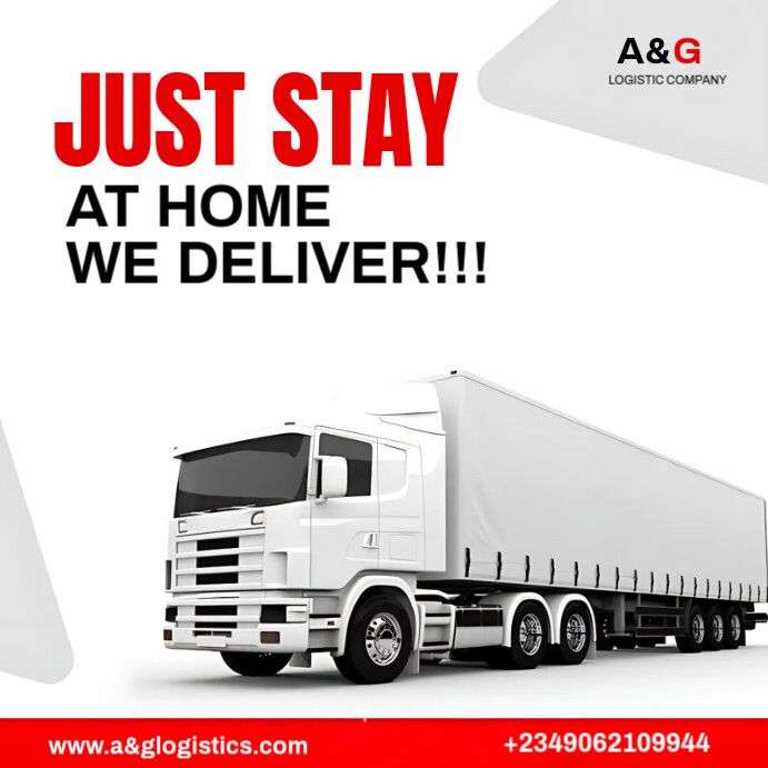 Maximalist Logistics Company Flyer Instagram Post Template | PosterMyWall
