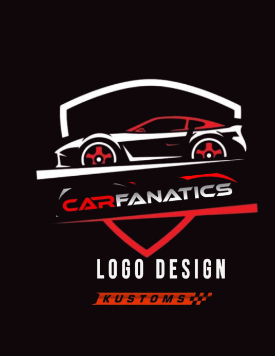 Maximalist Logo Design  Flyer (us Letter) template