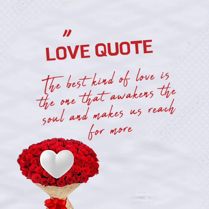 Maximalist Love Quote Instagram Post Template | PosterMyWall