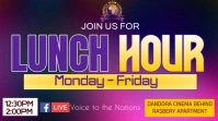 Maximalist Lunch Hour  Digital Display (16:9) template