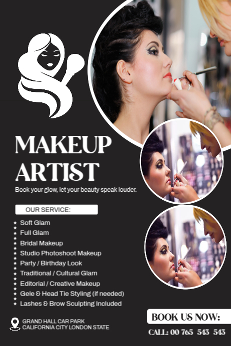 Maximalist Makeup Artists Promotion Template Poster | PosterMyWall