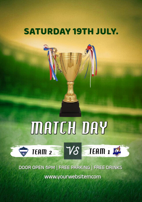 Maximalist Match Day  A4 template