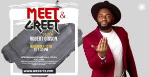 Maximalist Meet & Greet Facebook Event Cover template