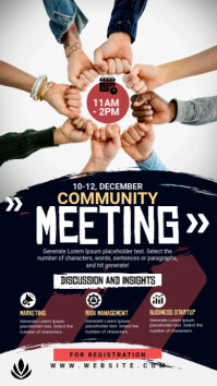Wit Community Meeting Instagram Story Template
