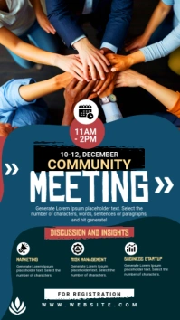 Maximalist Meet & Greet Instagram Story Instagram Story template