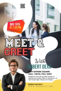 Maximalist Meet & Greet Pinterest Graphic Pinterest Graphic Pinterest-grafik template