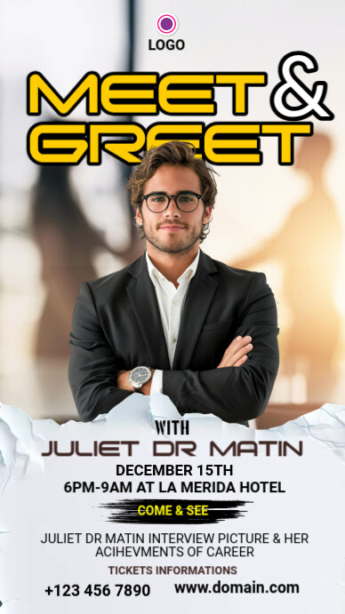 Maximalist Meet And Greet Community Day  Instagram Story template