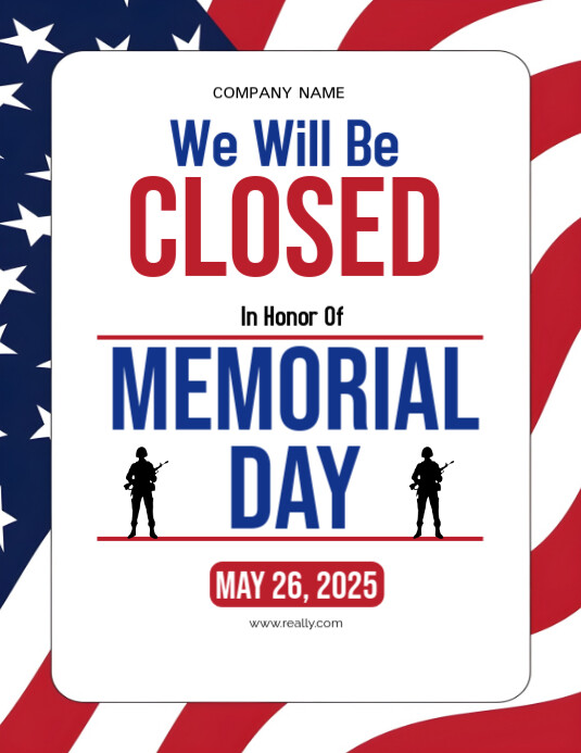 Copy of Maximalist Memorial Day Flyer (us Letter) | PosterMyWall