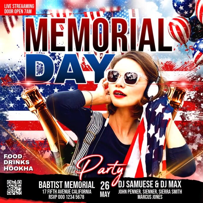 Copy of Maximalist Memorial Day Instagram Post | PosterMyWall