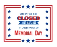 Maximalist Memorial Day  Medium Rectangle template
