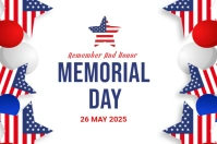 Maximalist Memorial Day Parade Label Tatak template