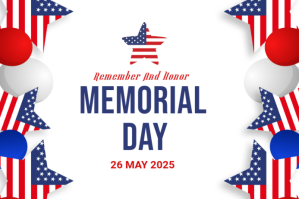 Maximalist Memorial Day Parade Label template