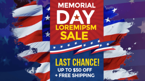 Roxo Memorial Day Sale Digital Display Template