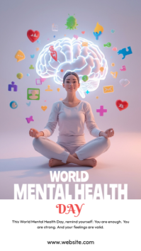 Maximalist Mental Health Day Instagram Story template