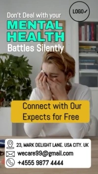 Maximalist Mental Health  Digital Display (9:16) template