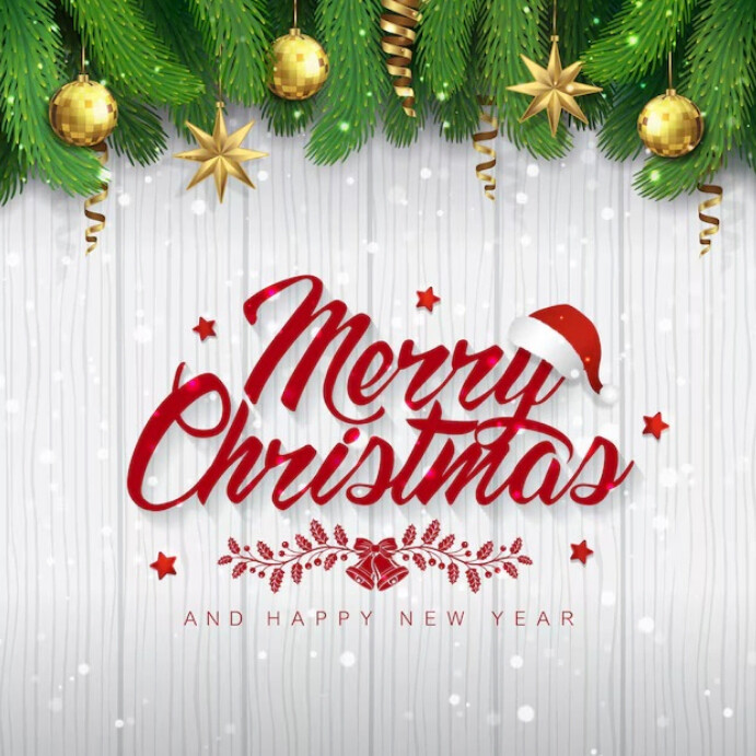Copy of Maximalist Merrry Christmas And Happy New Year Instagram Post ...