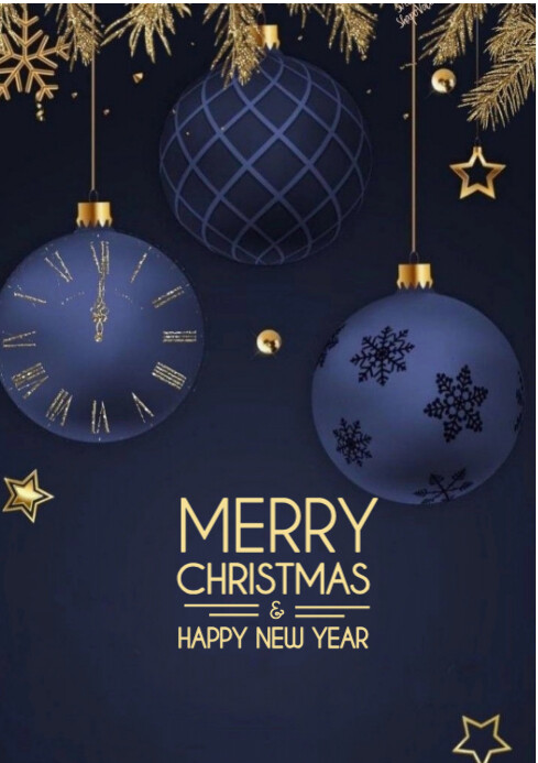 Copy of Maximalist Merry Christmas A4 | PosterMyWall